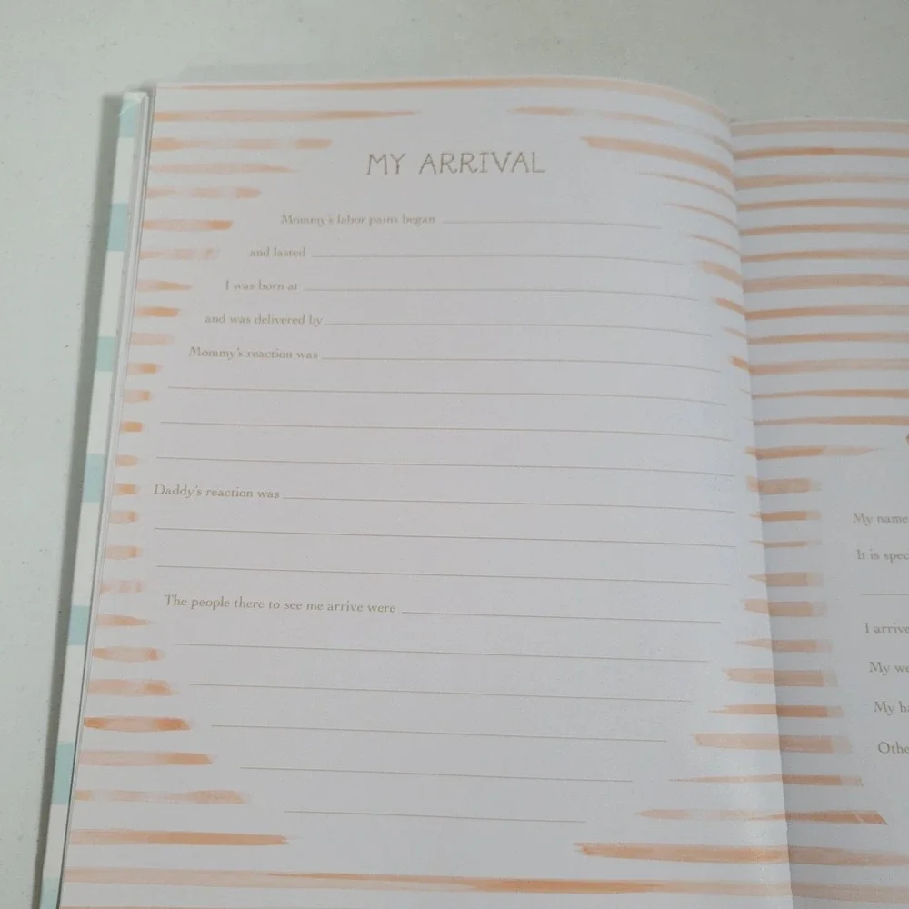 Stepping Stones‎ Memory Book Baby's First Year Forest Animals Record Book 0533